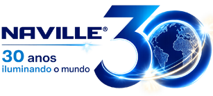 Logo Redes Sociais 30 anos Naville
